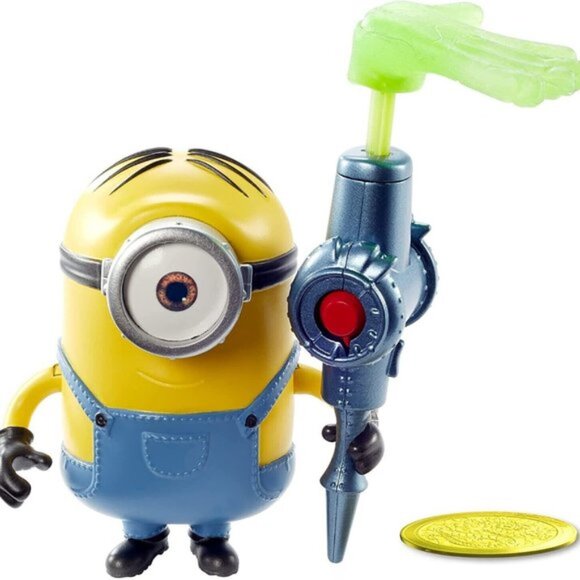 Minions Mischief Makers Stuart Sticky Hand Action Figure Mattel - Picture 5 of 5